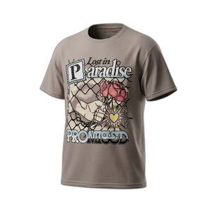 Paradise Lost Lost In Paradise Tomorrow Is Never Promised Rose Taupe XL NWOT